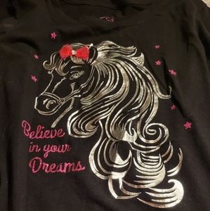 Girls, horse shirt